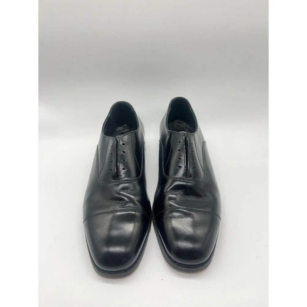 Florsheim Men's Size 11 E Black Leather Cap Toe Oxford Dress Shoes 509449